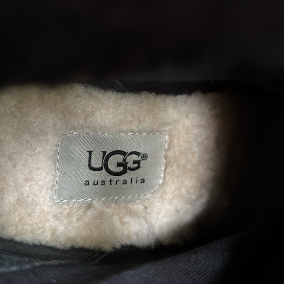 Ugg Australia women’s black wedge boots - Picture 11 of 13
